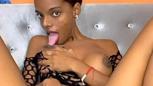 Colombian Latina Babe with Big Ass and Natural Tits Plays with Toys.