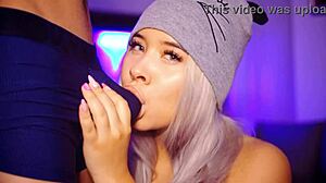 Man, Valentina from Medellín, she’s, uh, suckin’ cocks like it’s her callin’!