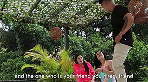 Two MILFs Fuck Stripper Simultaneously!