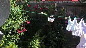 my sexy neighbor always catches my eye outside