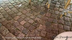 Special Lesbian Date With Margarita: Public Strapon And Pussy Eating Back Home