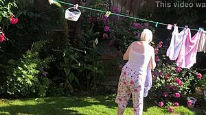 my sexy neighbor always catches my eye outside