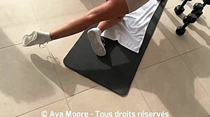 Latina's Big Ass Pounded Hard by Huge Cock After Gym