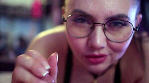 Boy Gives Sloppy Blowjob and Fucks Milf in Lingerie with Choking and Ass Licking