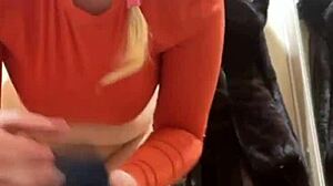 want to see extreme public pussy fingering with vibrator close up?