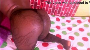 ebony ass bent over for big cock cumshot