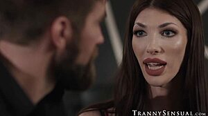 long haired shemale ava holt enjoys rimming before intense anal