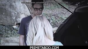 Pervert Stories: Driving Teacher Engages in Fucking with Teen 18+ in Car, Bent Over and Cowgirl