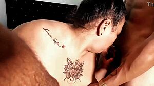 Sharing Wife In Mature Threesome With Stepsons And Double Penetration