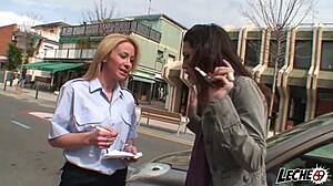 Spanish Blonde Appeals Fine By Sucking Cock And Showing Ass