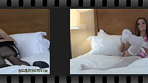 Bratty Girl Kicks Balls in Humiliating POV