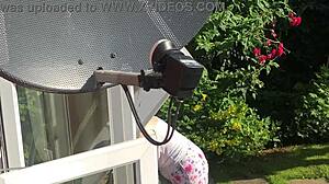 my sexy neighbor always catches my eye outside