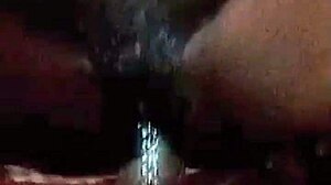 teen girl having fun alone in the dark