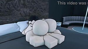 fucking and cumming very hard in my friend tomoko on roblox