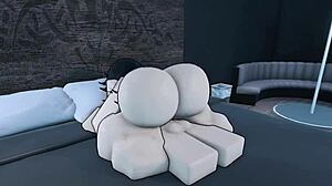 fucking and cumming very hard in my friend tomoko on roblox