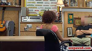 Hot Ghetto Shows Off Big Tits And Banged