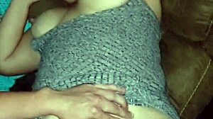 wife gets creampied by husband in bedroom scene