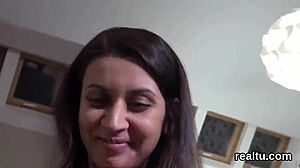 Czech Chick Seduced In Supermarket Reamed