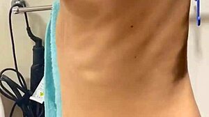 June 15 2025 Shower Sex with Wife, Pinching and Licking Her Hard Nipples