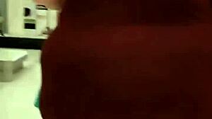 filthy trap with fat granny in shop, big ass bbw action