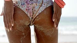 Beach hottie in bikini binaural experience