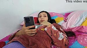 Rosibel, My Desired Stepdaughter, Removes Condom for Deep Creampie Finish