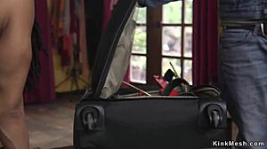 ebony teen saving family with bdsm sex