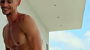 fucking tommy cabrio on the balcony, neighbors watching our big clit blowjob