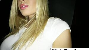 Super Sexy Olivia Austin Teases Her Big Tits and Ass in the Shower, Nude and Masturbating Playfully