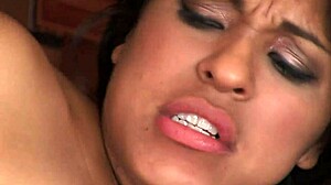 laurie vargas shows off her curves in an intense latina scene