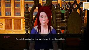 My teen with big tits plays erotic game, homemade amateurs in redhead family fun.