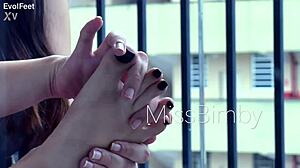 Saliva Dripping Between My Toes.