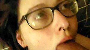 Belle tied down for throat use and domination