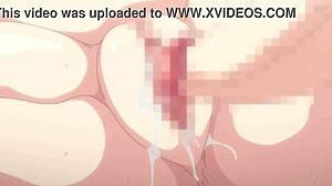 damn, virgin girl drilled by hot futanari in wild hentai action, so intense!!