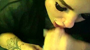 Casting session with lingerie, blowjob, and pussy licking on big ass.