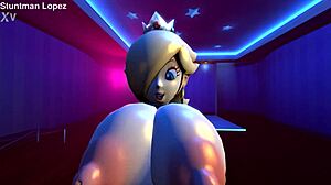 Silverzard Dominates with Massive Cock and Huge Tits Display