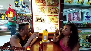 Carioca preta e safada cheia de fogo com playboy kadu ventri - completo no red