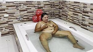 Hey, wanna sneak into the bathroom for some wild milf cowgirl action?