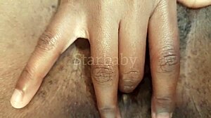 My juicy pussy got creamy after fingering it deeply!