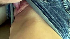 Couple enjoys passionate sex in a Vegas suite with licking and teasing