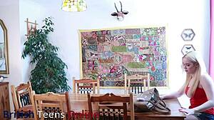 Identical friend visits turn into naughty homemade fun