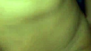 Young white girl has a quick encounter with her friend's large partner