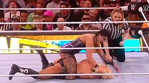 Rhea Ripley vs Charlotte Flair in the smackdown women's championship at wrestlemania 39, she says.