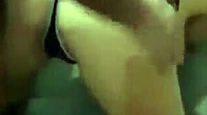 Perfect blonde gives her pink pussy in front of husband