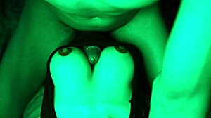 fucked huge tits on cute real doll with monster cock in wild session.