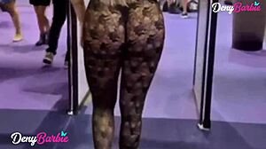 Athletic girlfriend in lingerie begs for anal cum inside