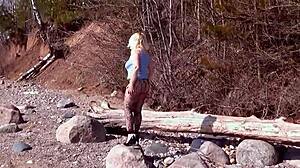 Fishnet Pantyhose Stretches Over My Big Ass!