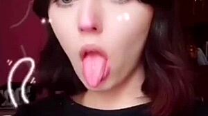 Best ahegao compilation with spitting and solo actions