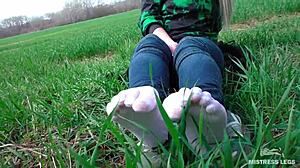 Goddess Feet In Cute White Socks