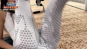 Did you see that double penetration into her tight pussy after workout?